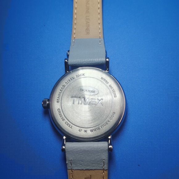 2018 Timex Gem Set 36mm Women\'s Quartz Watch Leather Strap (Indiglo Not Working) main image 8